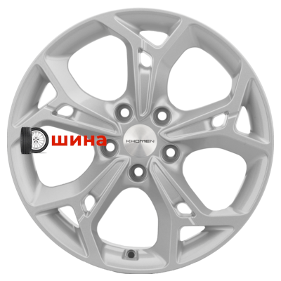 Khomen Wheels KHW1702 (Octavia) 7x17/5x112 ET49 D57,1 F-Silver