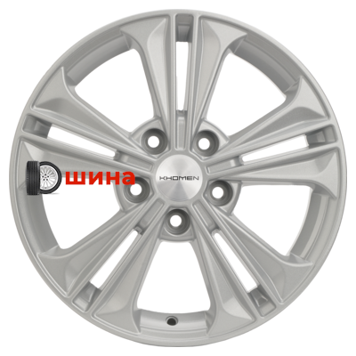 Khomen Wheels KHW1603 (Jetta) 6x16/5x112 ET50 D57,1 F-Silver