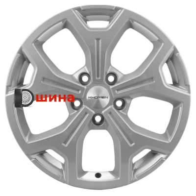 Khomen Wheels KHW1710 (Chery tigo 7pro) 6,5x17/5x108 ET33 D60,1 F-Silver