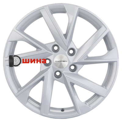 Khomen Wheels KHW1714 (Audi A4) 7x17/5x112 ET49 D66,6 F-Silver
