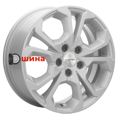 Khomen Wheels KHW1711 (Chery tigo 7pro) 6,5x17/5x108 ET33 D60,1 F-Silver
