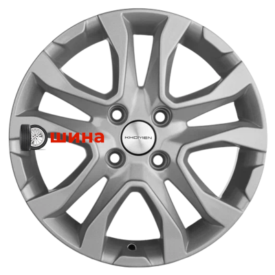 Khomen Wheels KHW1503 (Rio) 6x15/4x100 ET46 D54,1 F-Silver