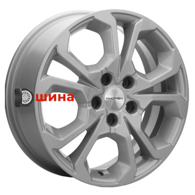 Khomen Wheels KHW1711 (Coolray) 6,5x17/5x114,3 ET45 D54,1 F-Silver