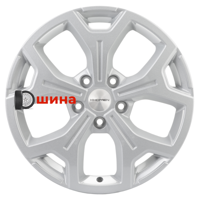 Khomen Wheels KHW1710 (Arkana/Kaptur) 6,5x17/5x114,3 ET50 D66,1 F-Silver