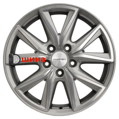 Khomen Wheels KHW1706 (CX-5) 7x17/5x114,3 ET50 D67,1 G-Silver-FP