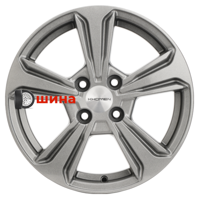 Khomen Wheels KHW1502 (Solaris II) 6x15/4x100 ET46 D54,1 G-Silver
