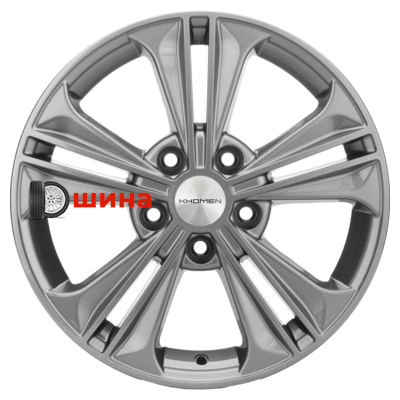 Khomen Wheels KHW1603 (Creta/Seltos) 6x16/5x114,3 ET43 D67,1 G-Silver