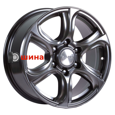 Скад Скала 7,5x17/6x139,7 ET25 D106,2 графит