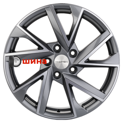 Khomen Wheels KHW1714 (Teana) 7x17/5x114,3 ET45 D66,1 Gray-FP