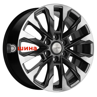 Khomen Wheels KHW2010 (LC 300 Tuning) 8x20/6x139,7 ET35 D95,10 Gray-FP
