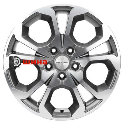 Khomen Wheels KHW1711 (Ceed) 6,5x17/5x114,3 ET50 D67,1 Gray-FP