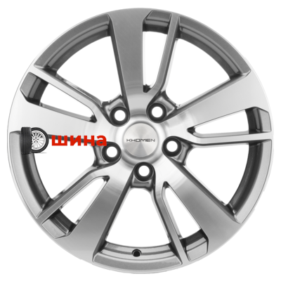 Khomen Wheels KHW1704 (RAV4) 7x17/5x114,3 ET39 D60,1 Gray-FP