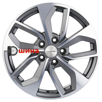 Khomen Wheels KHW1703 (CX-5/i40/X-Trail) 7x17/5x114,3 ET45 D67,1 Gray-FP