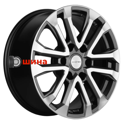 Khomen Wheels KHW1805 (Fortuner/Hilux) 7,5x18/6x139,7 ET30 D106,1 Gray-FP