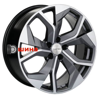 Khomen Wheels KHW2006 (Audi) 8,5x20/5x112 ET37 D66,5 Gray-FP