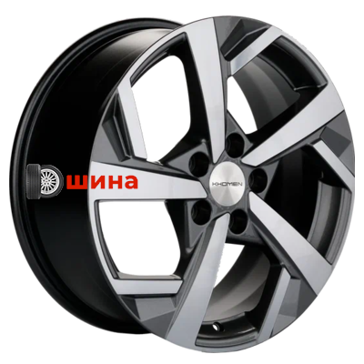 Khomen Wheels KHW1712 (Haval Jolion) 7x17/5x114,3 ET37 D66,5 Gray-FP