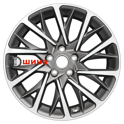 Khomen Wheels KHW1804 (Audi A4/A6) 7,5x18/5x112 ET39 D66,6 Gray-FP