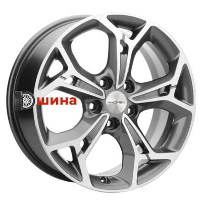 Khomen Wheels KHW1702 (Haval) 7x17/5x114,3 ET37 D66,5 Gray-FP