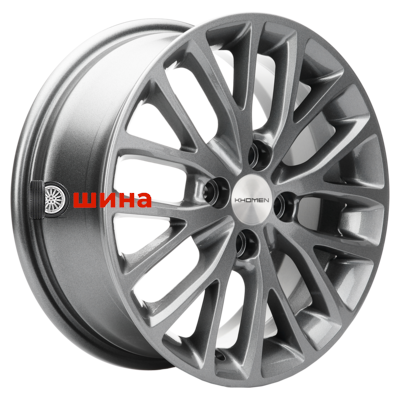 Khomen Wheels KHW1507 (Rapid/Fabia) 6x15/5x100 ET38 D57,1 Gray-FP