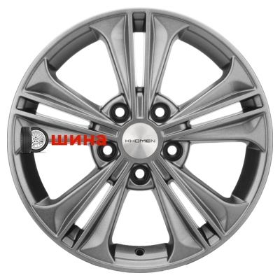 Khomen Wheels KHW1603 (Creta/Seltos) 6x16/5x114,3 ET43 D67,1 Gray