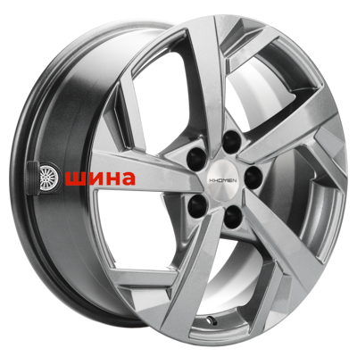 Khomen Wheels KHW1712 (Tiguan) 7x17/5x112 ET43 D57,1 Gray