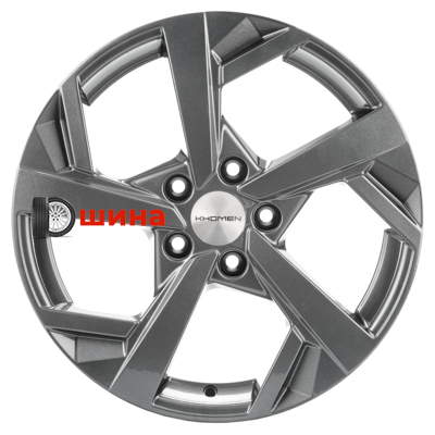Khomen Wheels KHW1712 (Octavia) 7x17/5x112 ET49 D57,1 Gray