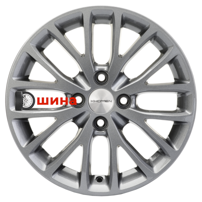Khomen Wheels KHW1506 (Logan) 6x15/4x100 ET40 D60,1 Gray