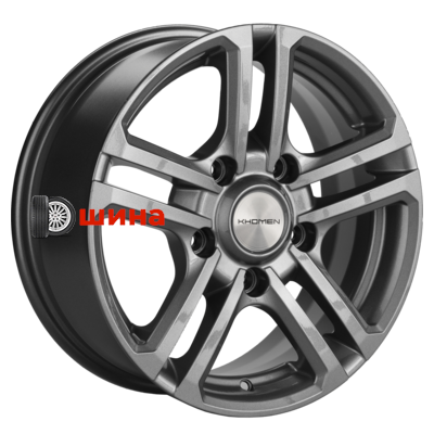 Khomen Wheels KHW1602 (Niva 4x4) 6,5x16/5x139,7 ET40 D98,5 Gray