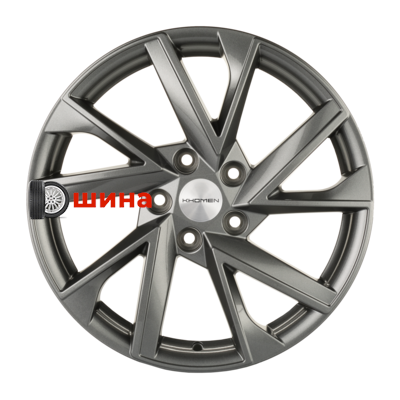 Khomen Wheels KHW1714 (Audi A4) 7x17/5x112 ET49 D66,6 Gray