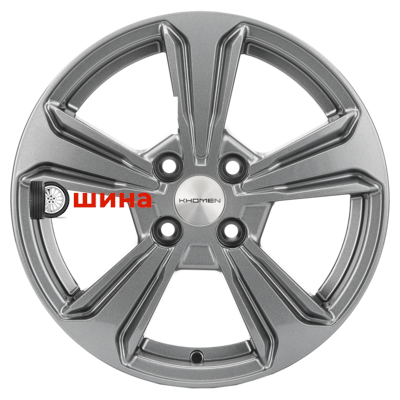 Khomen Wheels KHW1502 (Solaris II) 6x15/4x100 ET46 D54,1 Gray