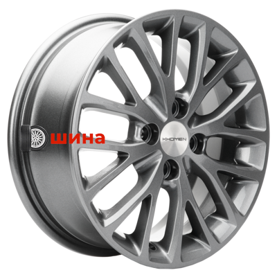 Khomen Wheels KHW1506 (Lada Granta) 6x15/4x98 ET36 D58,6 Gray