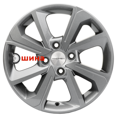 Khomen Wheels KHW1501 (Rio II) 6x15/4x100 ET46 D54,1 Gray