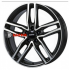 Alutec Ikenu 8x18/5x112 ET43 D66,5 Diamant black front polished