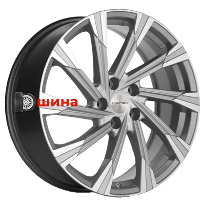 Khomen Wheels KHW1901 (NX) 7,5x19/5x114,3 ET39 D60,1 Brilliant Silver-FP